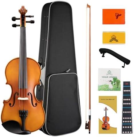 Top Violin Sets for Beginners: Full‍ Size, ⁤Solid Wood, D'Addario Strings